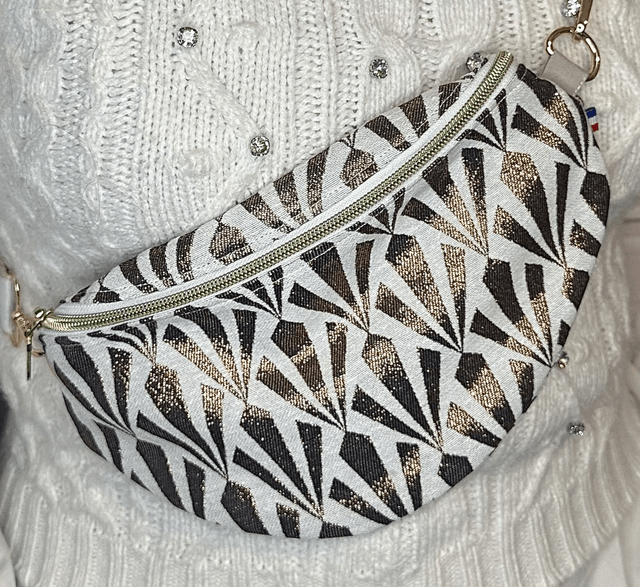 Sac banane tissu jacquard