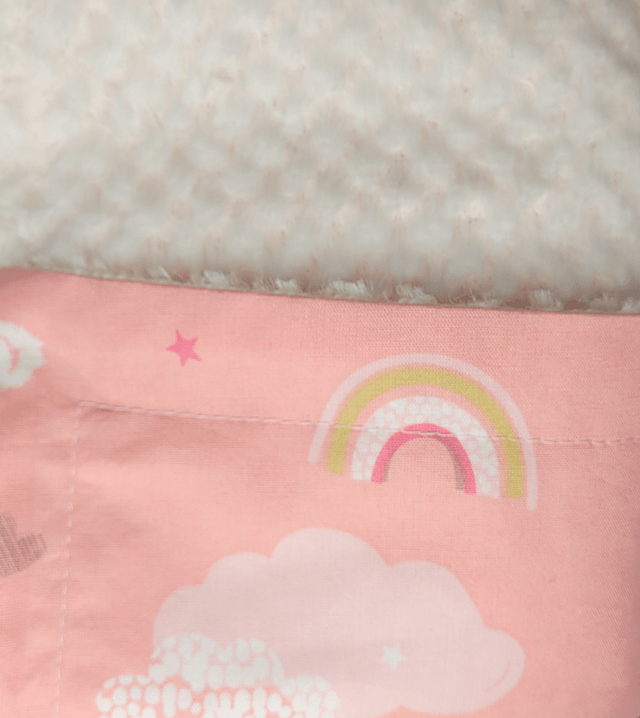 Couverture bébé ton rose