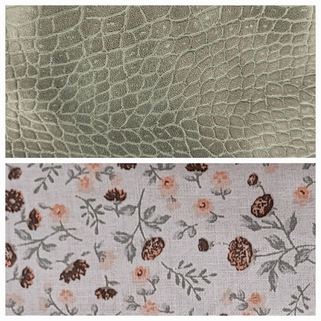 Sac banane simili cuir python vert anglais