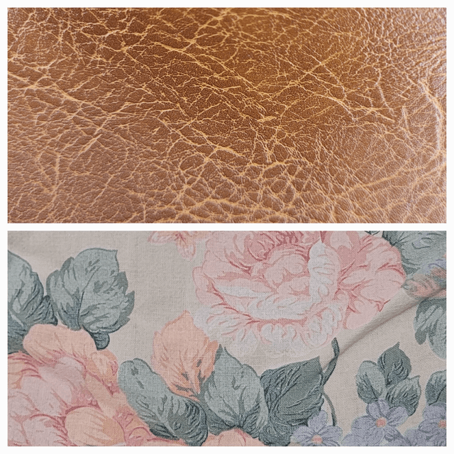 Sac banane simili cuir marron vieilli