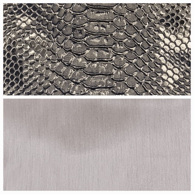 Sac banane simili cuir python noir