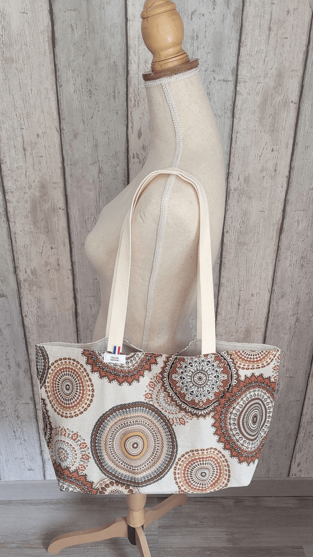 Sac cabas réversible