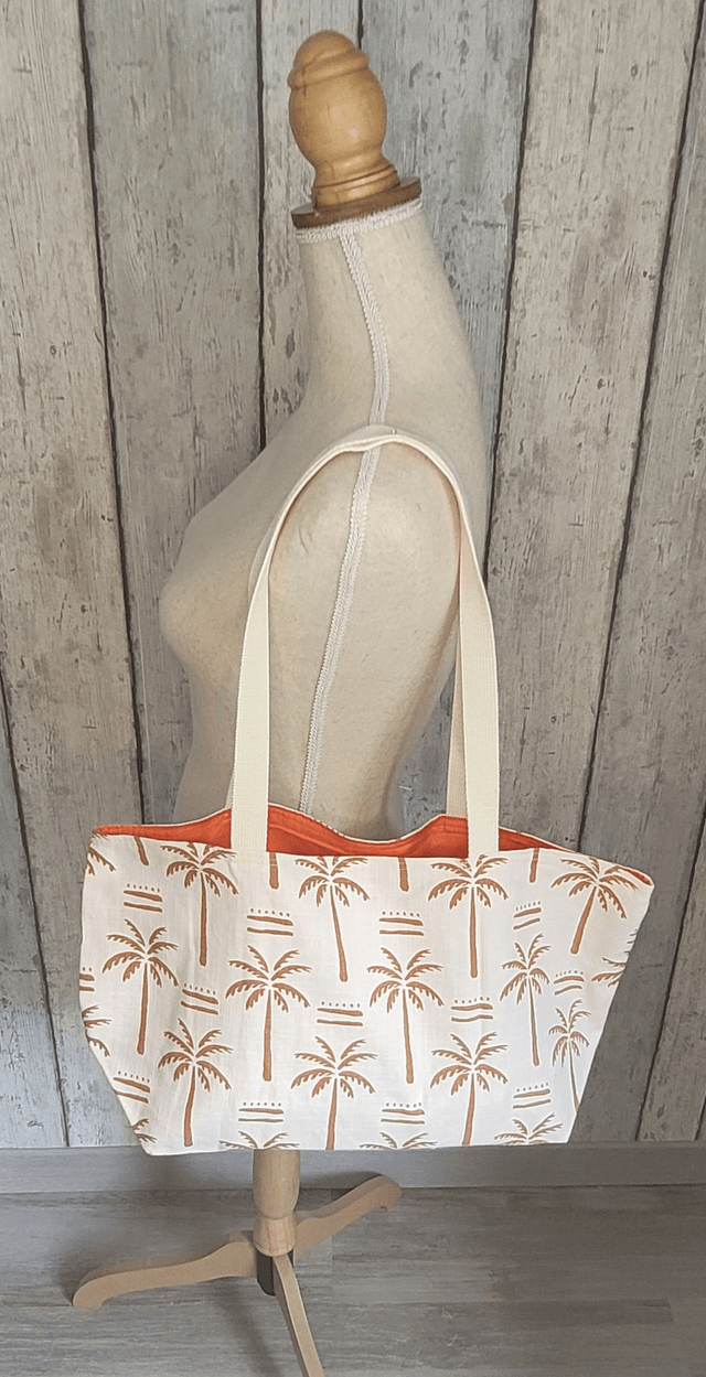Sac cabas réversible