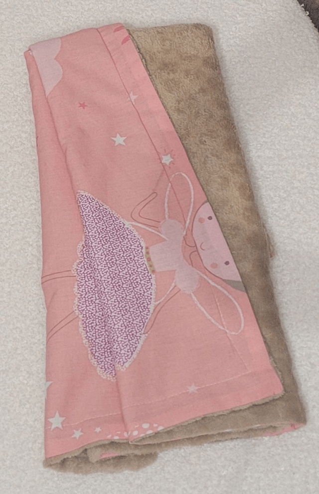 Couverture bébé ton rose