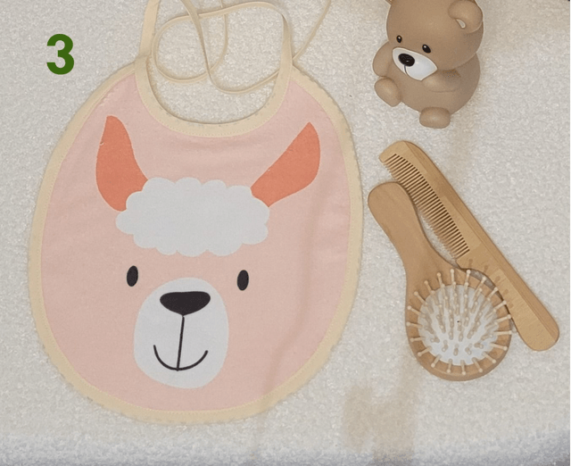 Bavoir liens Têtes animaux