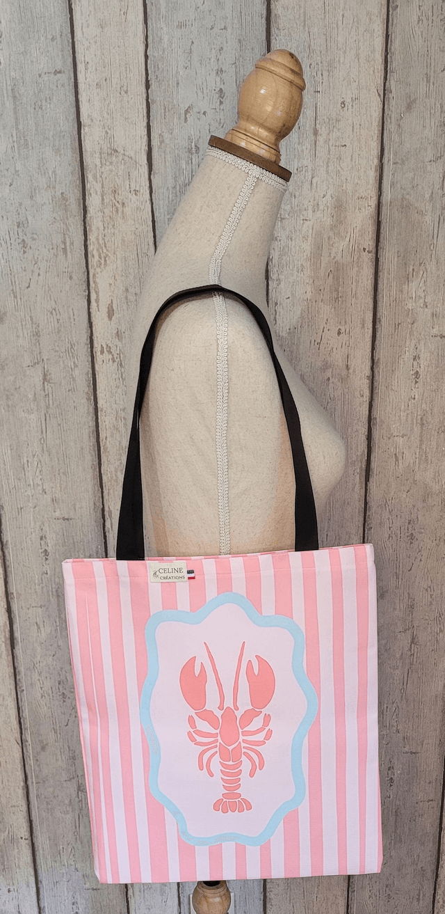 Tote bag Homard
