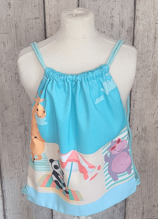Sac de plage enfant - Sac à dos coulissant 