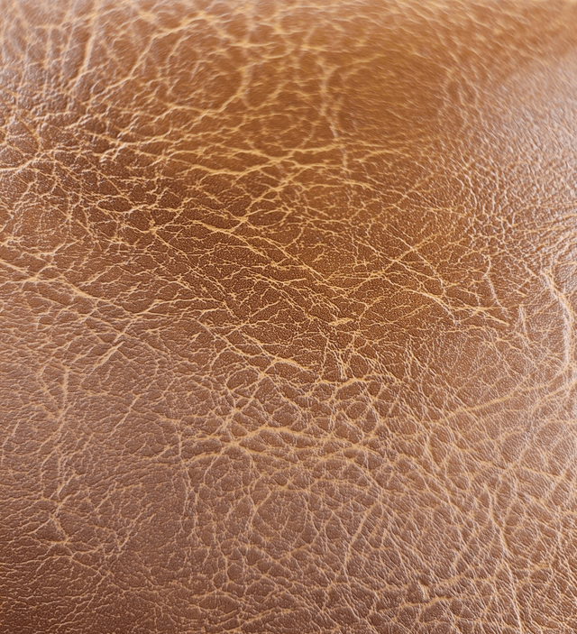 Sac banane simili cuir marron vieilli