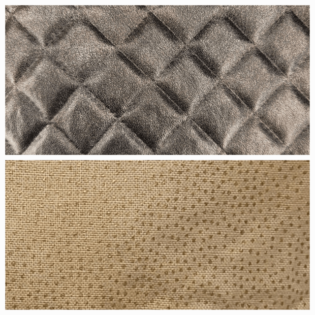 Sac banane simili cuir marron matelassé