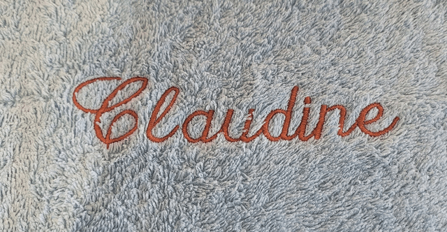 Broderie prénom personnalisable